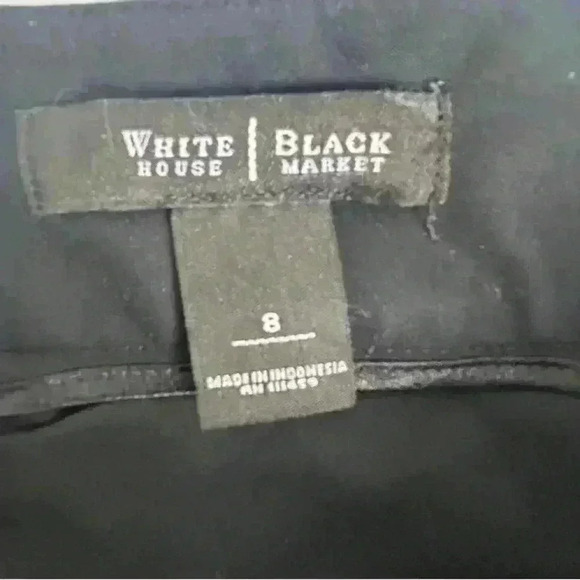 White House Black Market Women's Black Pencil Skirt Size 8 - Picture 3 of 5